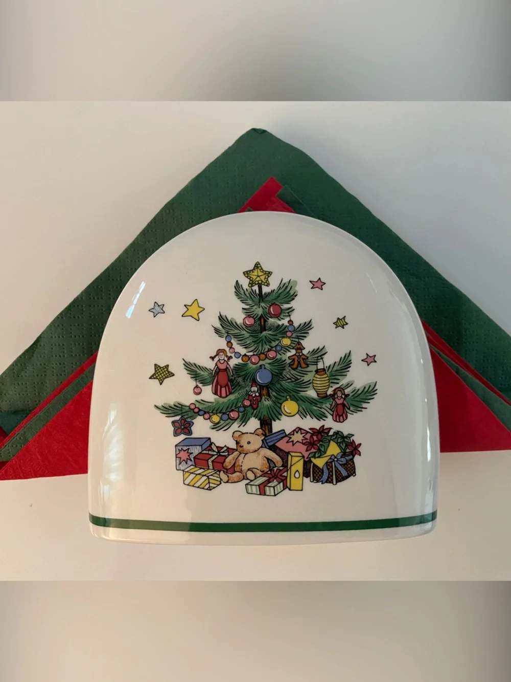 NIKKO Christmastime Vintage Napkin Holder